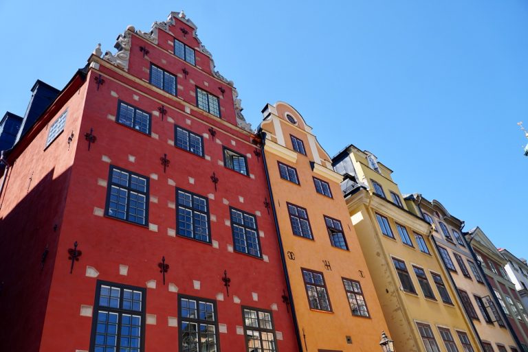 Stockholm’s Old Town buildings from the 16th-17th centuries